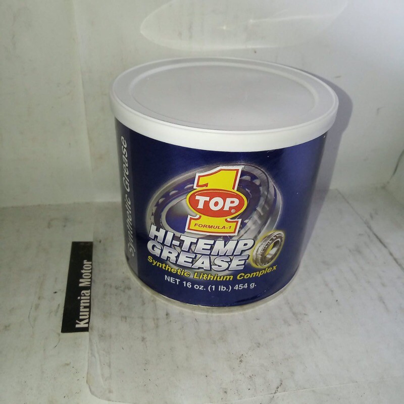Top 1 Top One Biru Hi-Temp Grease Stempet Vaselin Lithium Complex 454 gr