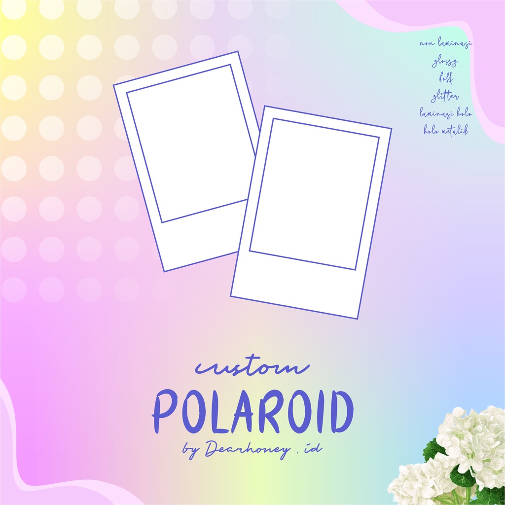 [ CUSTOM ] Cetak Polaroid / POLA AP260
