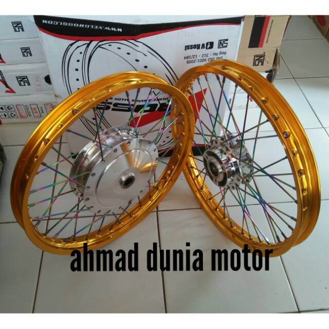 Velg jari jari yamaha mio j. Mio ring 17 siap pakai.