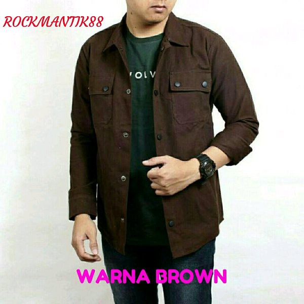 Jaket canvas trucker