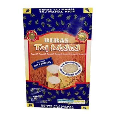Taj Mahal TajMahal Rice 1kg Beras Putih Untuk Penderita Diabet 1 kg Healthy Rice Beras Kesehatan Beras Diet &amp; Diabetes Low Giycemic Rendah Beras Rendah Gula Tajj Mahall