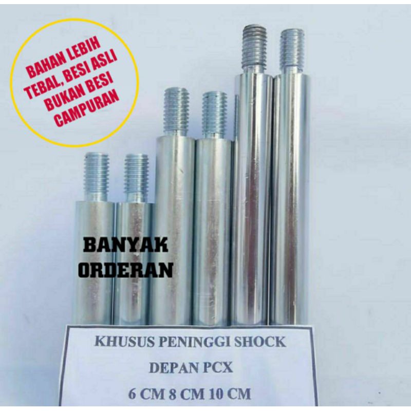 PENINGGI TAMBAHAN SAMBUNGAN SULING SHOCK SKOK SHOK SOK DEPAN HONDA MATIC PCX D