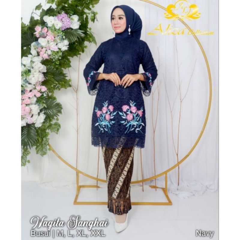 Kebaya Tunik Brukat Bordir / Kebaya Pesta / Kebaya Modren / Kebaya Pesta / Kebaya Wisuda / Kebaya