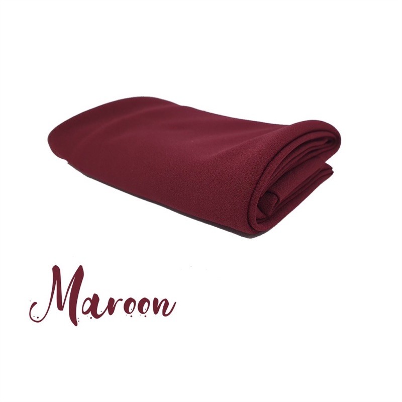 PASHMINA TALI DIAMOND ITALIANO Jahit tepi PASMINA INSTANT HIJAB TALI SABYAN THALIA-Maron