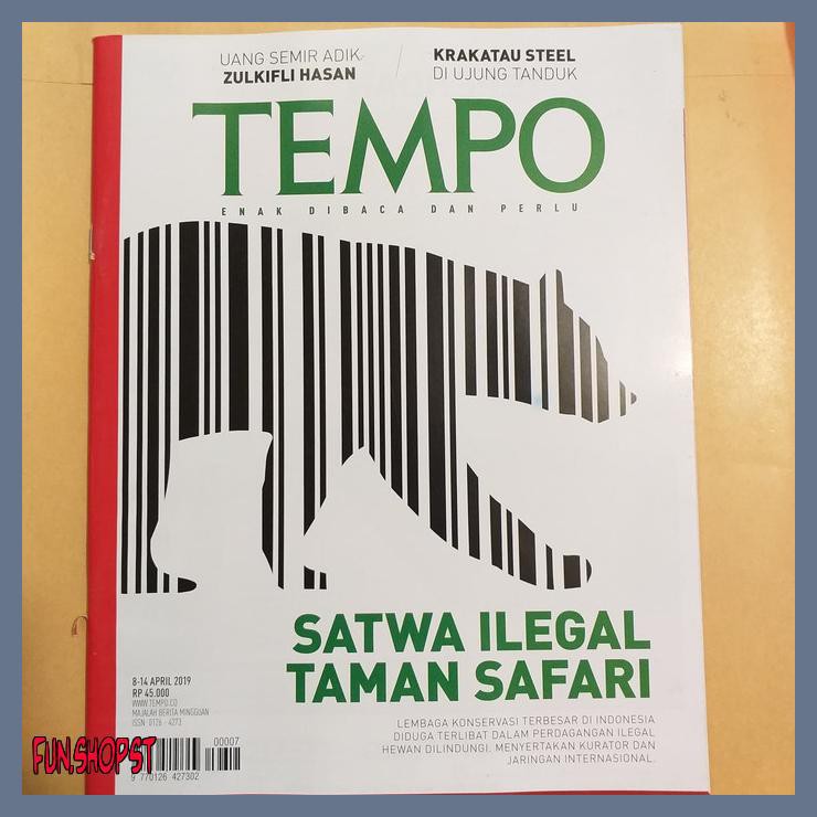 MAJALAH TEMPO 8-14 APRIL 2019