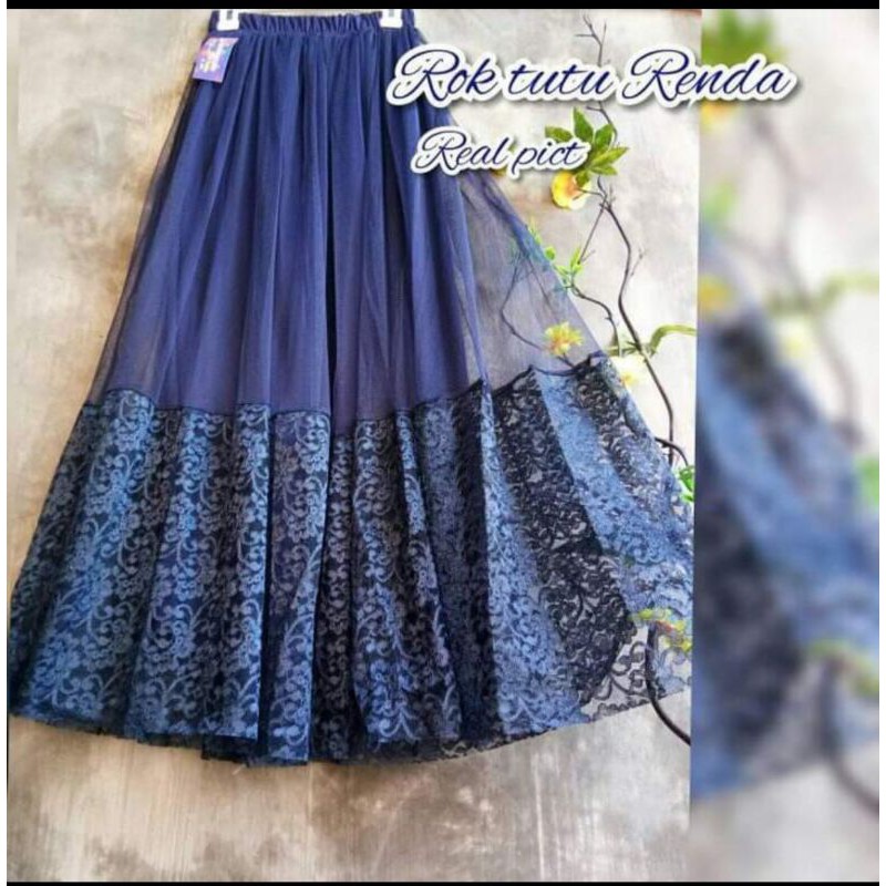 ROK TUTU RENDA PREMIUM