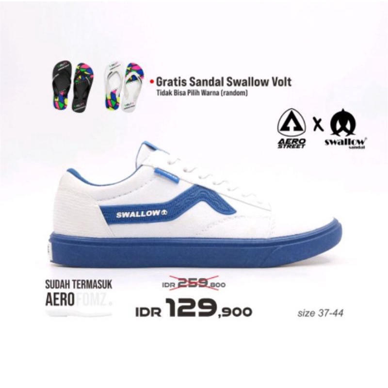 Sepatu Aerostreet X Swallow BNIB 100% Original