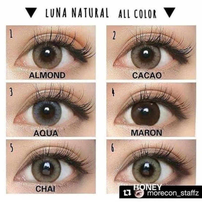[FREE LENSCASE] SOFTLENS GEL LUNA NATURAL 14.5MM READY NORMAL &amp; MINUS (-0.50 s/d -6.00)
