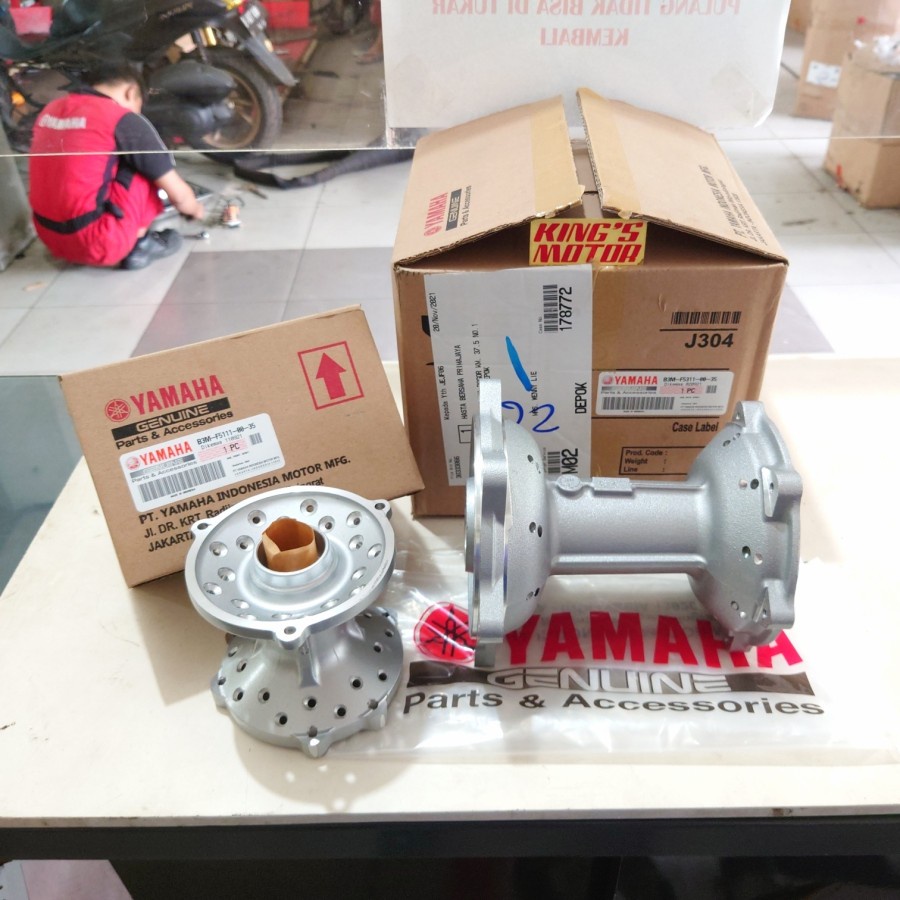 TROMOL YAMAHA WR155 WR-155 SET DEPAN BELAKANG B3M ASLI YAMAHA