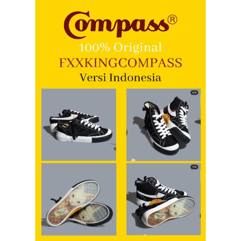 Sepatu Compass Proto Fr2 V1 Fxxking Rabbits HIGH / LOW