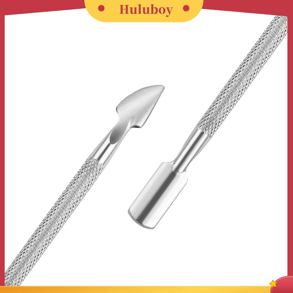 Huluboy Huluboy♡ 4pcs / Set Gunting Kuku / Kutikula / Kulit Mati Bahan Stainless Steel Untuk Manicure