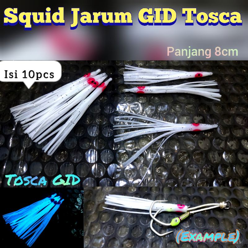 Squid Rubber Jarum Tosca 8cm