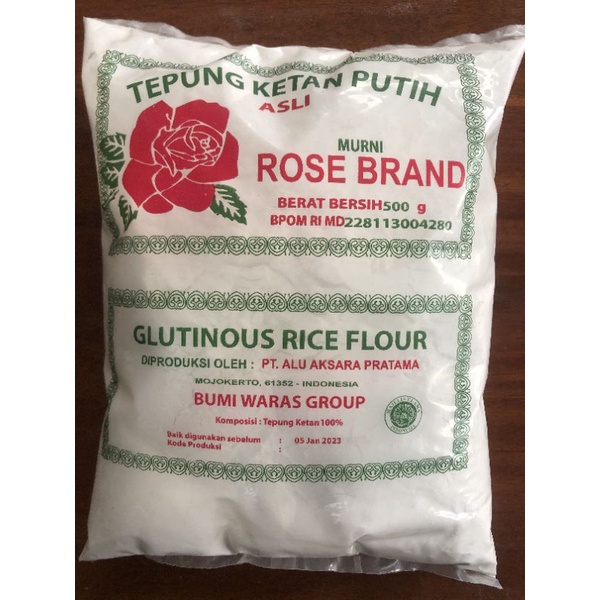 

Tepung Ketan Rose Brand 500gr
