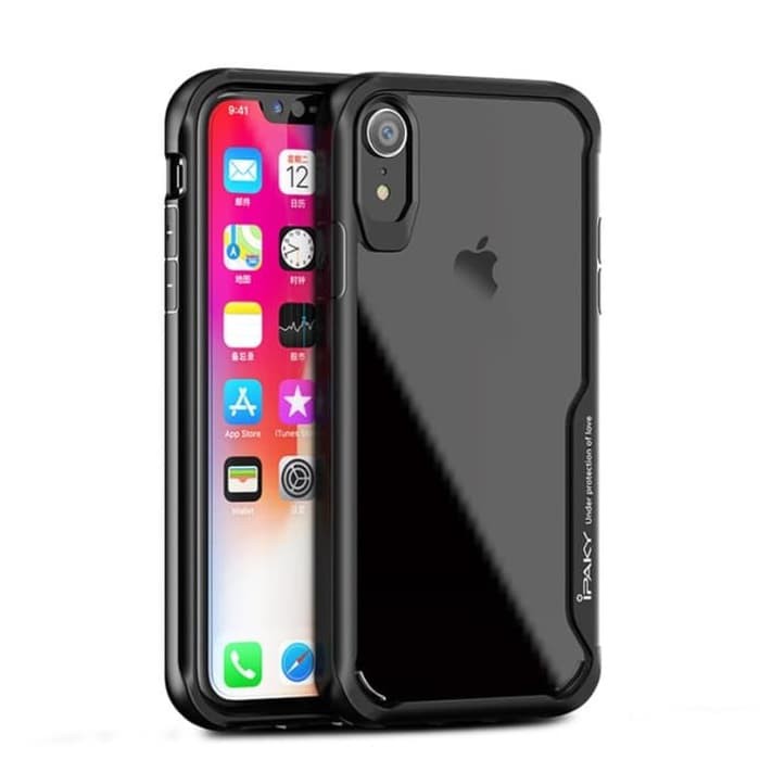 ipaky fuze super series Iphone XR Case casing cover transparan