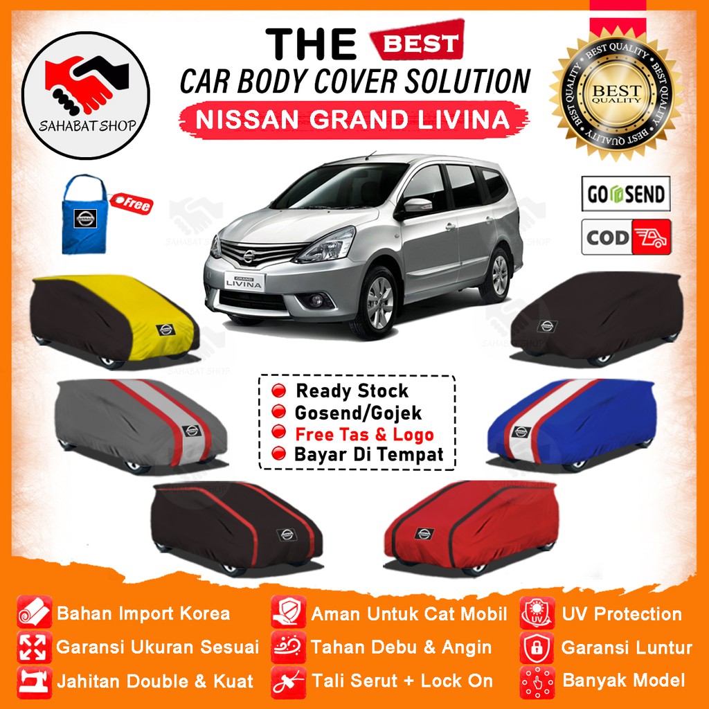 Cover Mobil Nissan Grand Livina / Sarung Mobil Nissan Grand Livina / Selimut Tutup Mantel Penutup