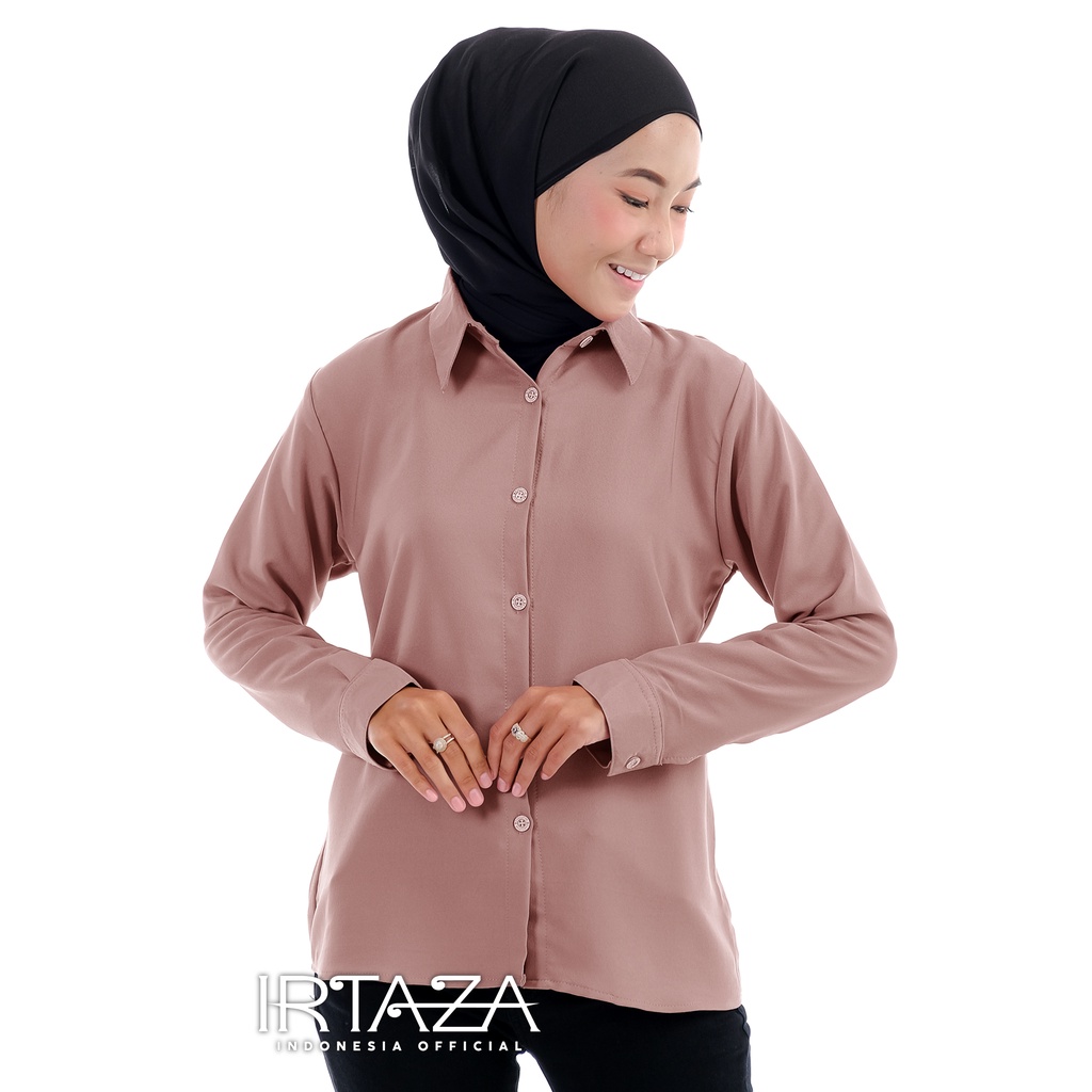 Kemeja Wanita Polos Pretty Woman Basic Original Madame Sexy-Milo