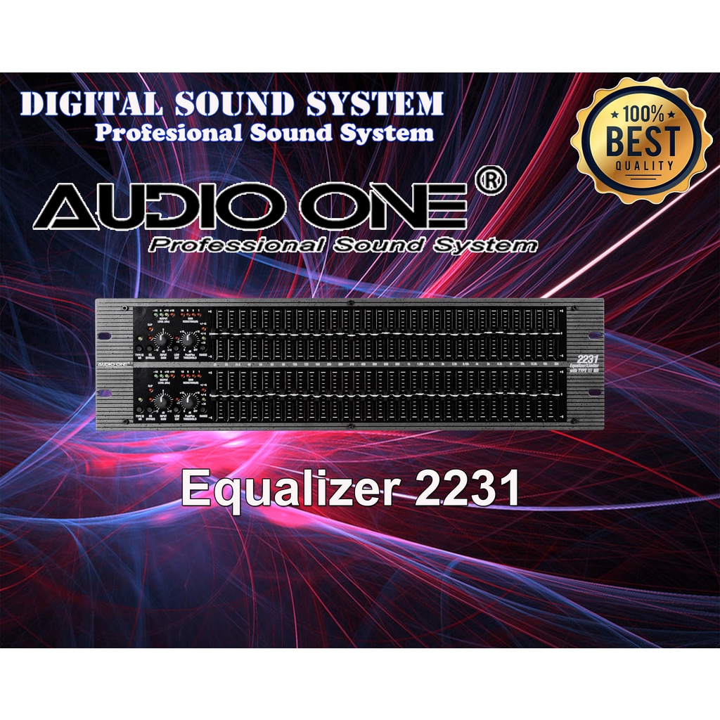 Equalizer Audio One 2231 Equalizer Sound System Original Best Quality