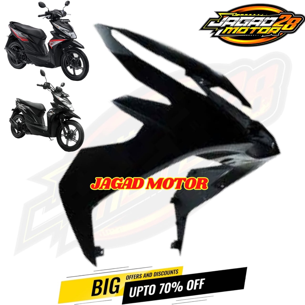 Tameng Depan Honda Beat New Esp Beat Street 2016 2017 2018 2019 Hitam / Dasi Depan Honda Beat New Esp Beat Street 2016 2017 2018 2019 Hitam / Cover Body Bodi Depan Honda Beat New Esp Beat Street 2016 2017 2018 2019 Hitam