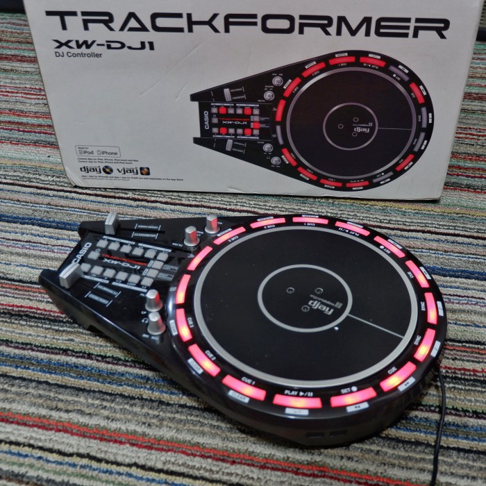 Dj Controller Casio Trackformer Xwdj1 Scratch Disc Pad Shopee Indonesia