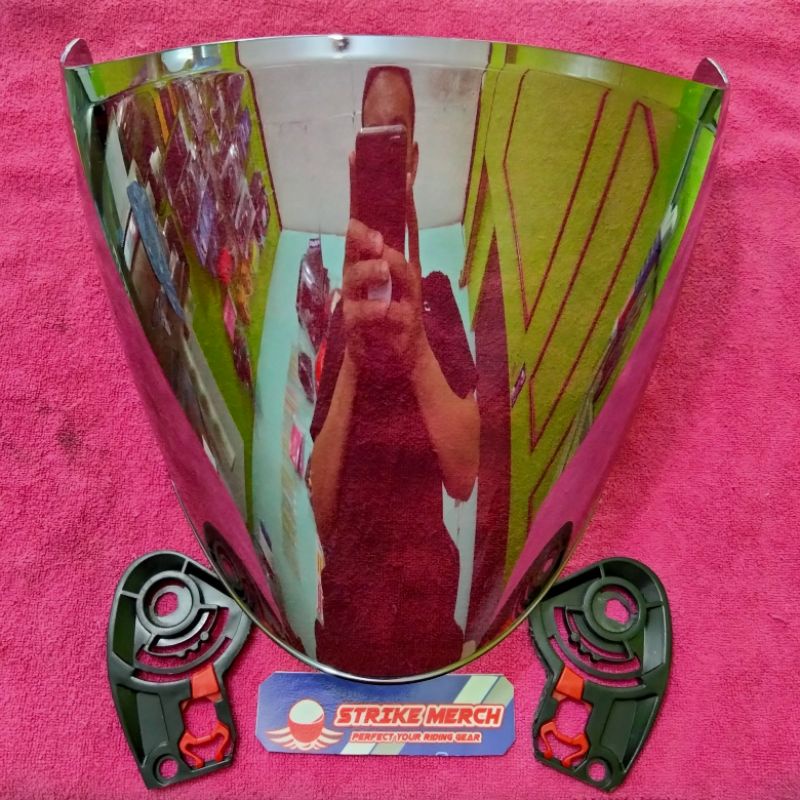 Visor Venom Iridium Silver Merk Norisk