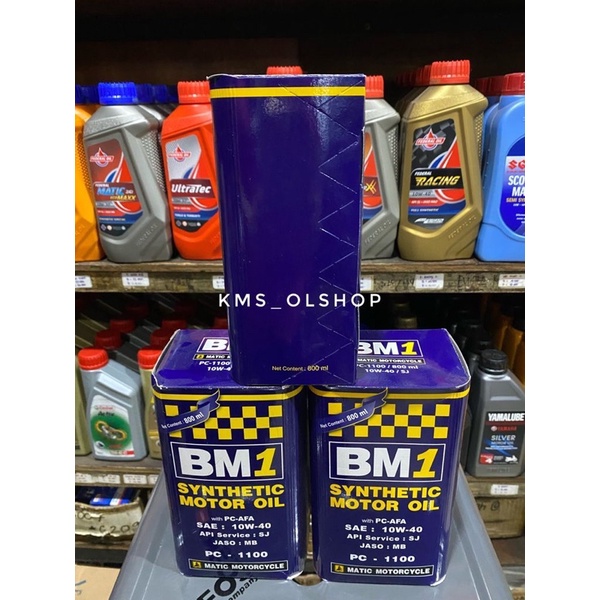 OLI BM1 MATIC PC 1100 SAE 10W-40 0.8L Pelumas Mesin motor BM-1 800 ML