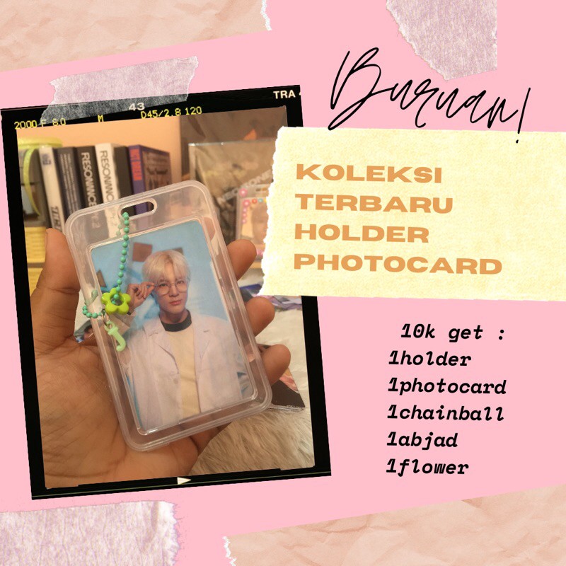 photocard holder/case photocard/holder photocard plastic/holder idcard