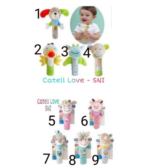 Rattle stick boneka