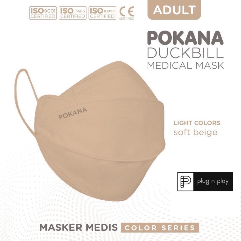 Pokana duckbill medical mask BFE 97%(satuan) Pokana Masker Duckbill