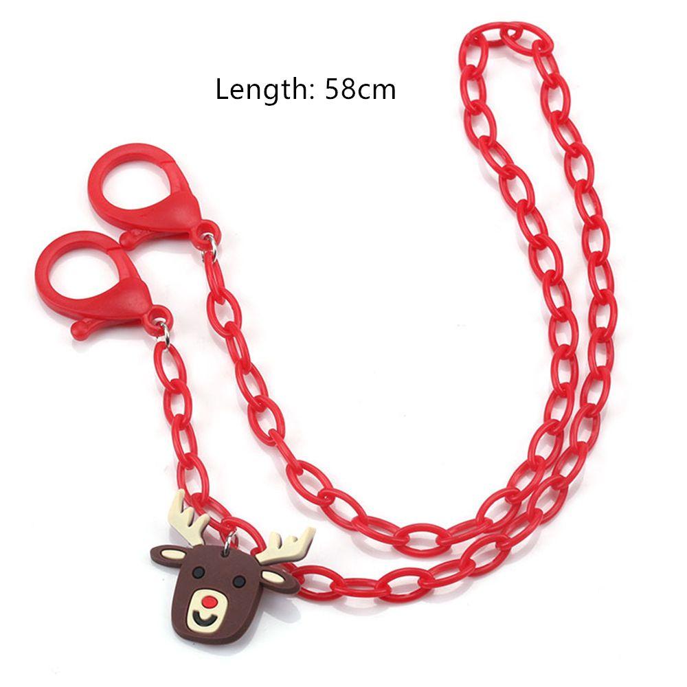 R-flower Face Cover Chain Anti-lost Fashion Lanyard protectionStrap Rantai Kacamata Seri Natal