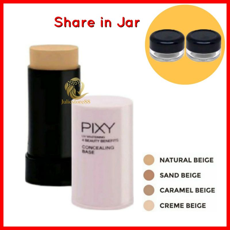 (SHARE IN JAR) PIXY Concealing Base UV Whitening 4 Beauty Benefits Concealer Stick Spf35