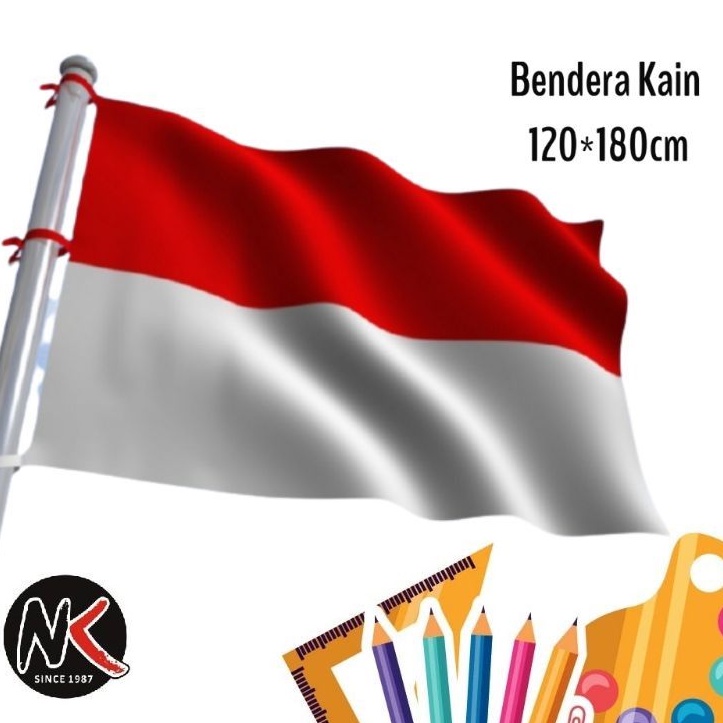 Bendera Kain Merah Putih 120x180