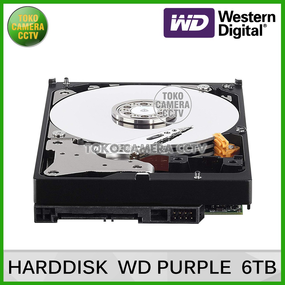 HDD WD PURPLE 6TB / Harddisk WD PURPLE 6 Terra