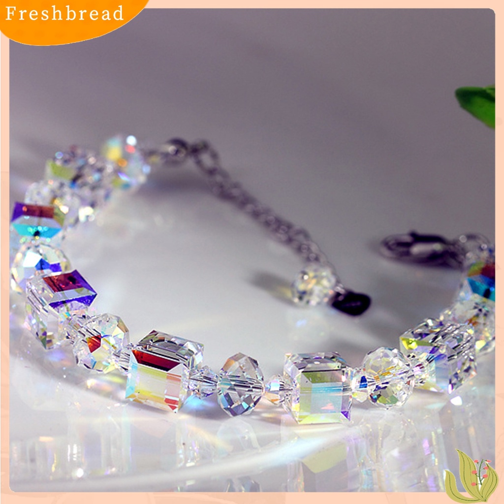 Terlaris Bracelet Chain Delicate Beautiful Decorative Artificial Crystal Bangle for Girl