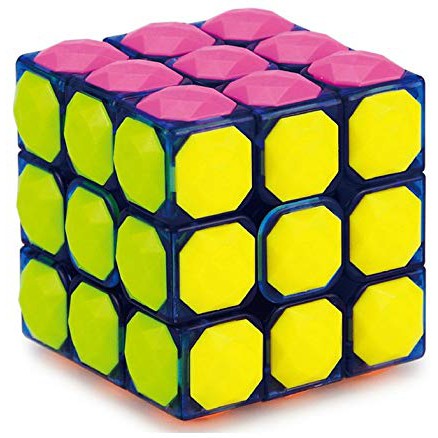 Rubic's Magic Cube (Permainan Rubik Kubus Ajaib) Ukuran 3x3x3 Merek YongJun Versi Diamond