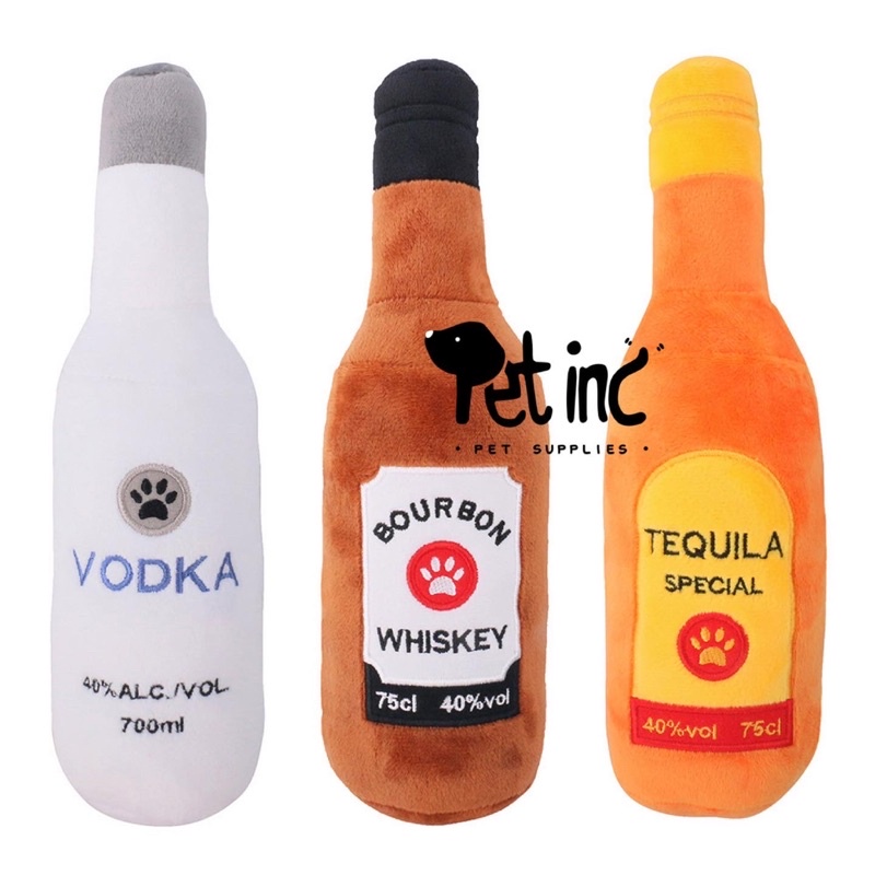 Liquor squeaky toy