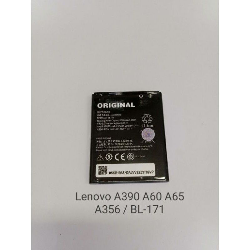 Baterai Lenovo A369 A369i A278 BL203 214 . A390 A60 A65 A356 BL171 battery baterei batere batre batrei batrai bateray