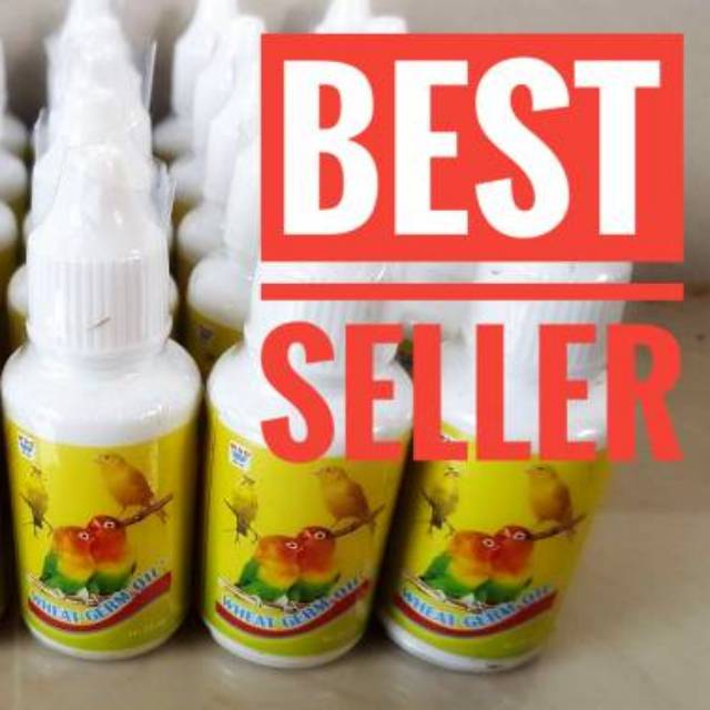 Wheat Germ Oil -  WGO - MINYAK GANDUM -VITAMIN TERNAK BLACKTHROAT  SANGER KENARI LOVEBIRD