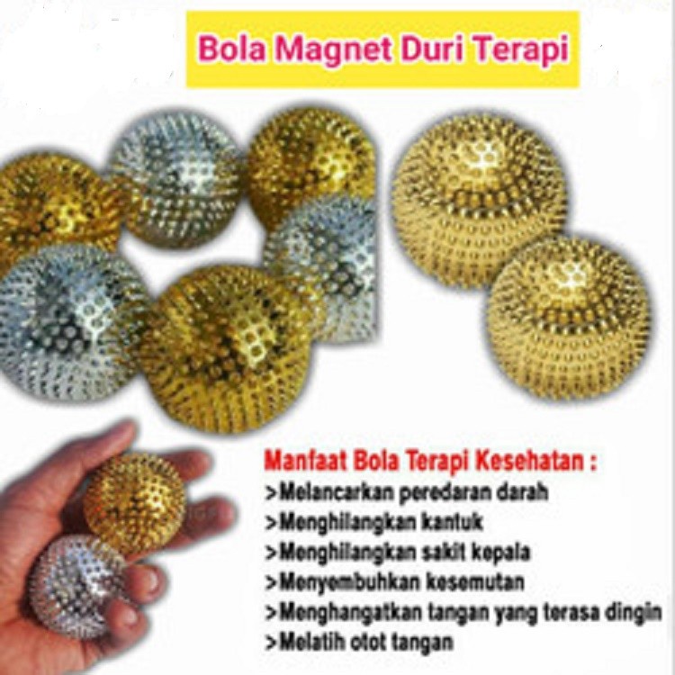 Bola Duri Magnet Kecil Alat Akupuntur Terapi Stroke Tangan