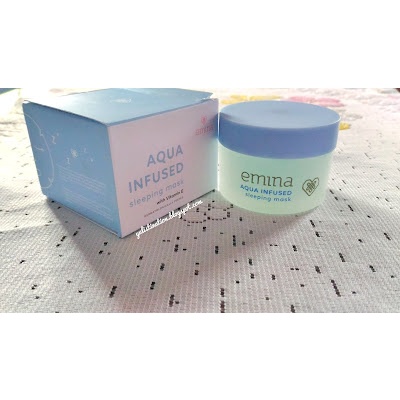 `ღ´ PHINKL `ღ´ ╰☆☆ 𝔢мιℕά ☆☆╮ Emina infused water sleeping mask masker tidur pelembab memperbaiki skin barrier