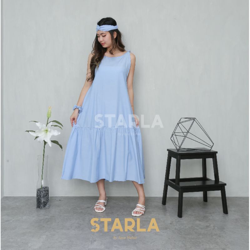 TANKTOP DRESS / DRESS WANITA CASUAL / LONG SILK TANKTOP DRESS / BAJU TIDUR WANITA SEXY / SUMMER DRESS AMBER STARLA