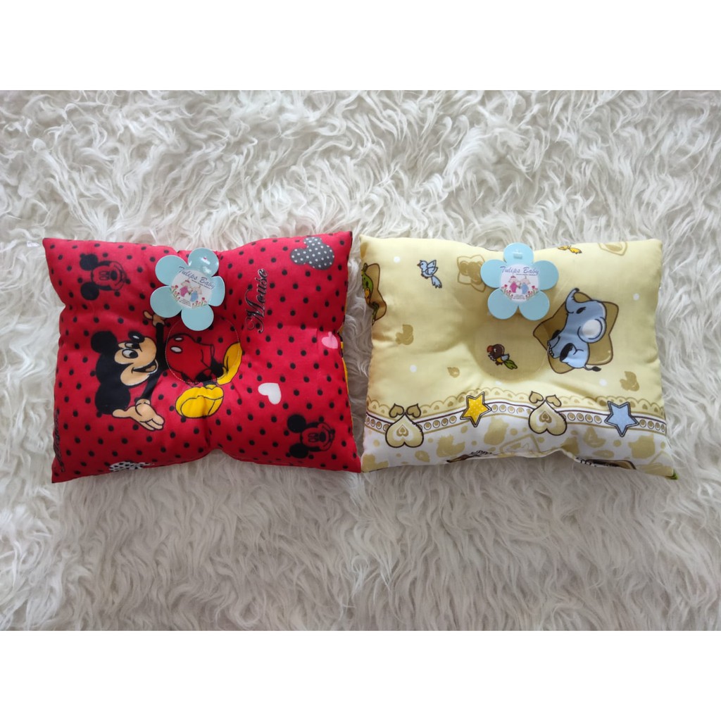 Bantal baby, Bantal Baby peang Tulips Baby, Bantal peang