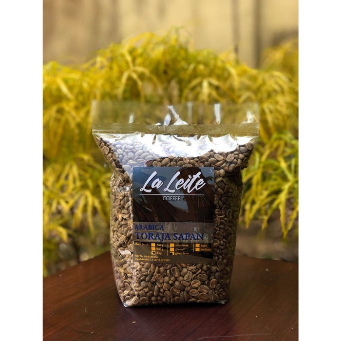 

La Leite Kopi Arabica Toraja Sapan - 1kg - Greenbean (biji mentah)