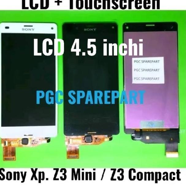 Original OEM LCD Touchscreen Fullset 4.5" - Sony Xperia Z3 Mini Z3 Compact DOCOMO JEPANG D5803 D5833