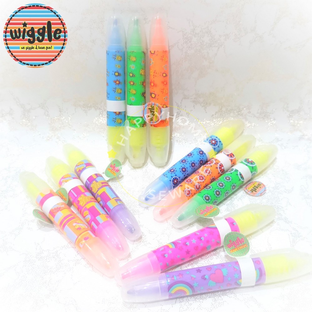 

WIGGLE STABILO BOLLPOINT/PEN DUAL HIGHLIGHTER 2 WARNA 2 VARIAN MOTIF