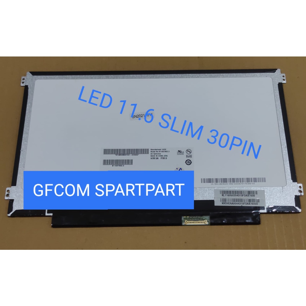 JUAL LCD LED 11.6 SLIM ACER ASPIRE ONE V5-132 V5-132-2852 V5-132P 30PIN kk