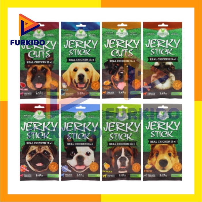 Wujibrand Jerky Cuts All Variant 70 Gr / Snack Anjing