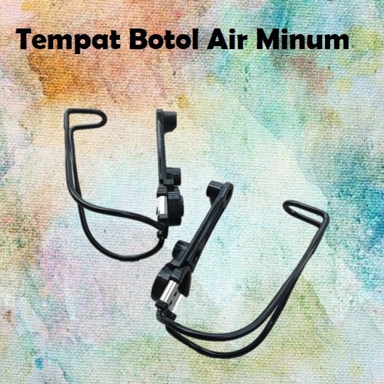 COD NEW Tempat Dudukan / Holder Air Minum untuk Sepeda atau Sepeda Motor