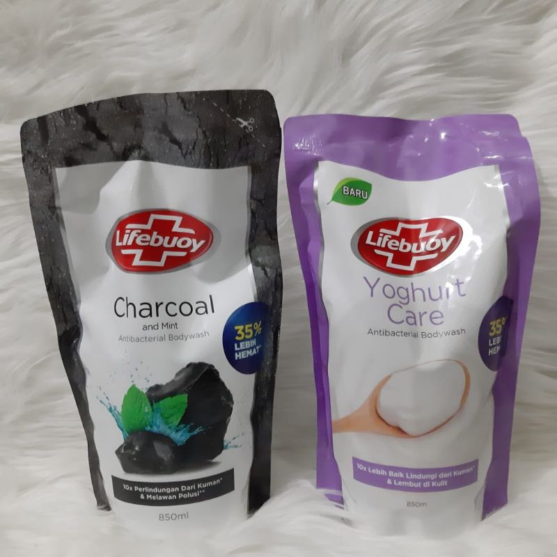 Jual LIFEBUOY YOGHURT CARE/CHARCOAL ANTIBACTERIAL BODYWASH 850 ML