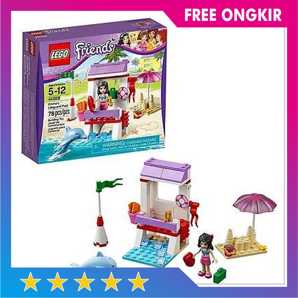 lego friends emma's lifeguard post