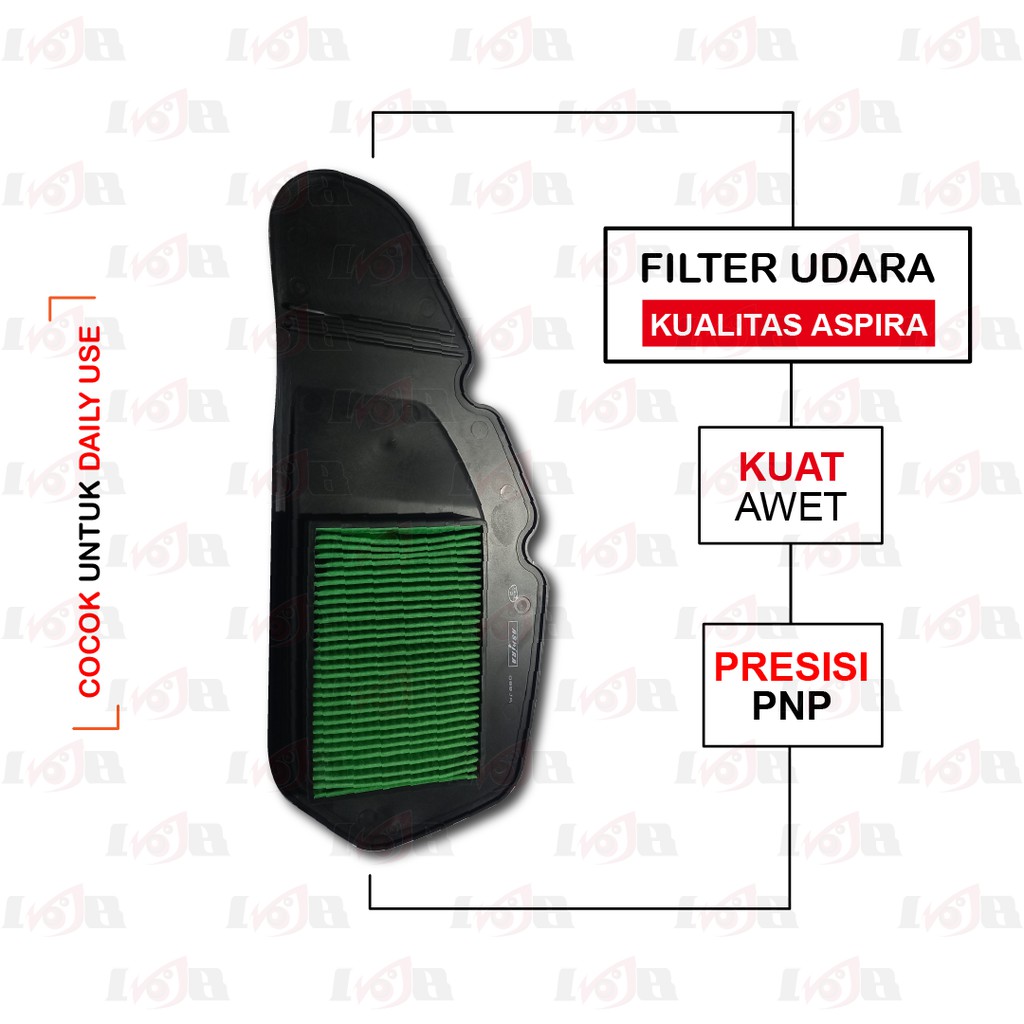 Aspira Saringan Filter Udara Vario 125 PCX 150 Honda Matic Injection Astra Part KZR